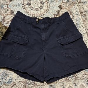 Navy Women's Cargo Shorts